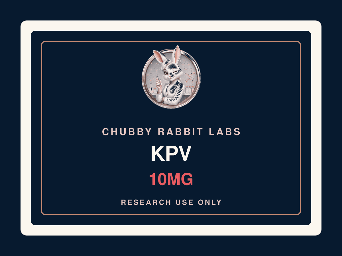 Chubby Rabbit Labs KPV 10mg research material label