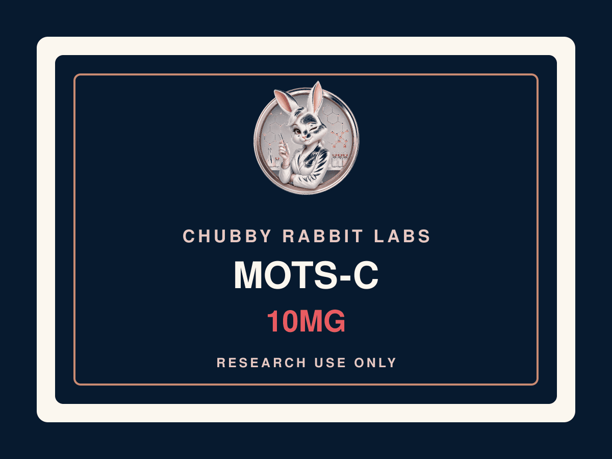 Chubby Rabbit Labs MOTS-c 10mg research material label