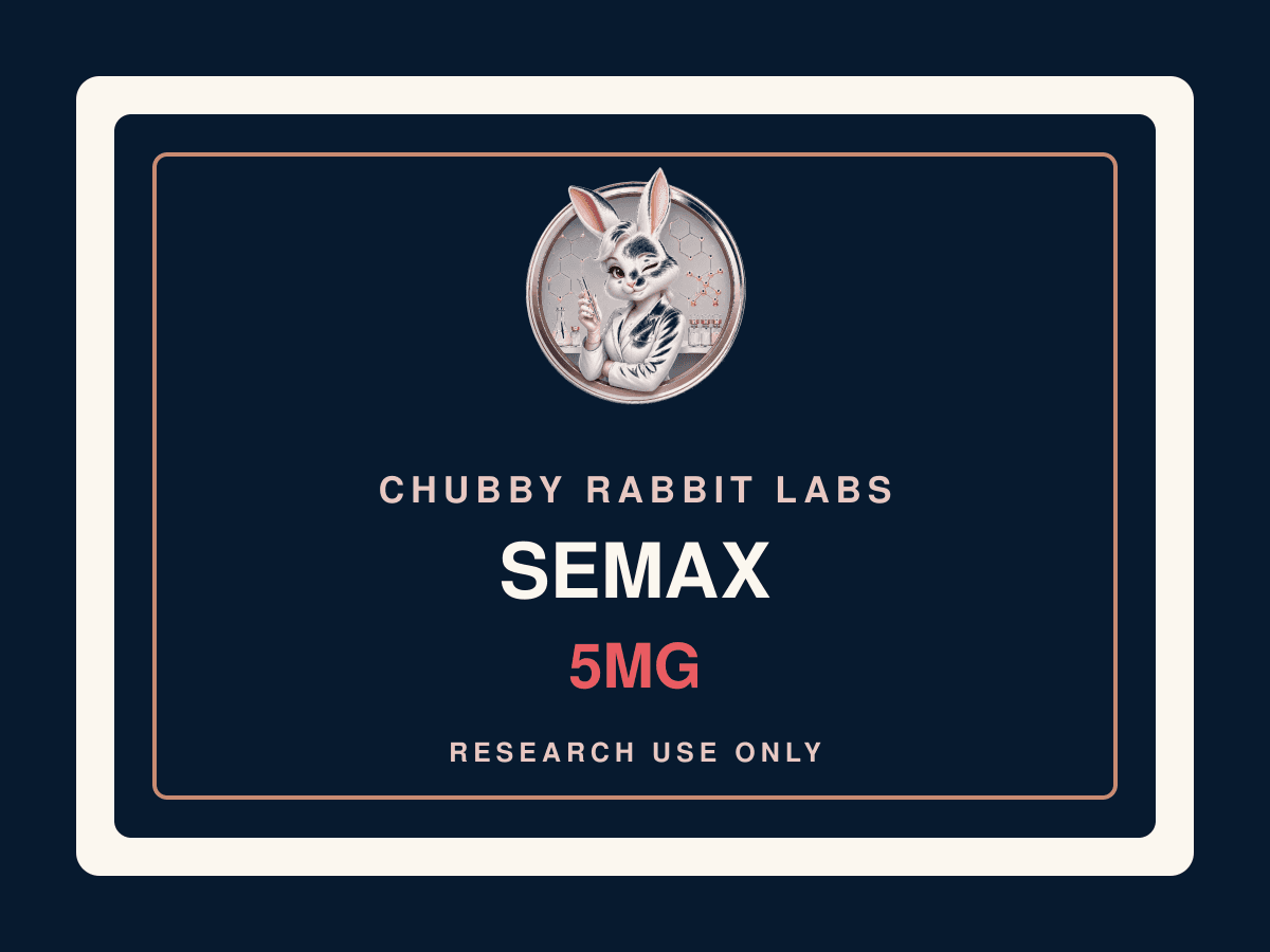 Chubby Rabbit Labs Semax 5mg research material label